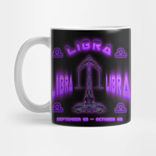 Libra 2a Black Mug